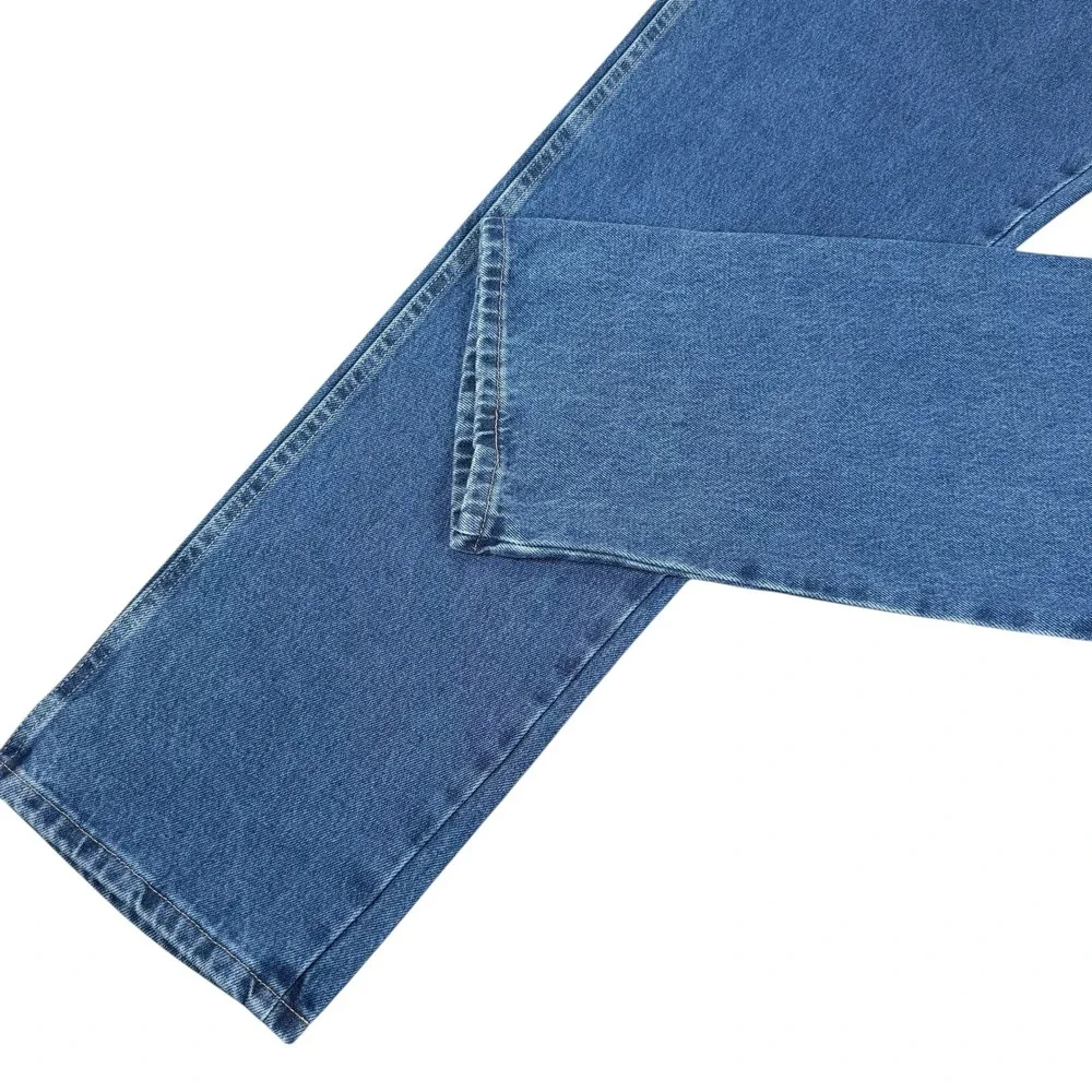 Cabelas Mens Jeans 42x36 Blue Denim Straight Leg Relaxed Fit Outdoor Workwear